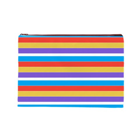 Stripes Pattern Design Lines Cosmetic Bag (Large) from ArtsNow.com Front