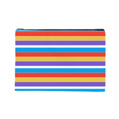 Stripes Pattern Design Lines Cosmetic Bag (Large) from ArtsNow.com Front