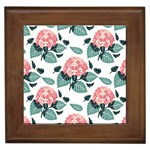 Flowers Hydrangeas Framed Tile