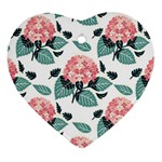 Flowers Hydrangeas Ornament (Heart)