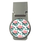 Flowers Hydrangeas Money Clips (Round) 