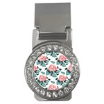 Flowers Hydrangeas Money Clips (CZ) 