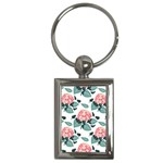 Flowers Hydrangeas Key Chain (Rectangle)