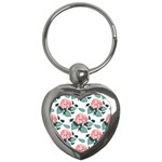 Flowers Hydrangeas Key Chain (Heart)