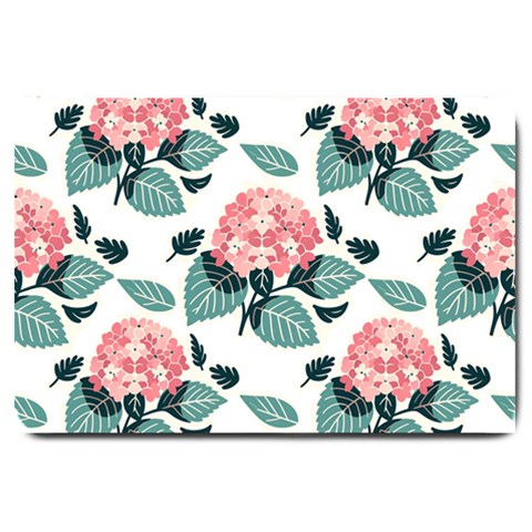 Flowers Hydrangeas Large Doormat from ArtsNow.com 30 x20  Door Mat