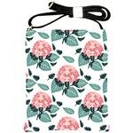 Flowers Hydrangeas Shoulder Sling Bag