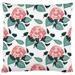 Flowers Hydrangeas Large Cushion Case (One Side)