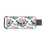 Flowers Hydrangeas Portable USB Flash (One Side)