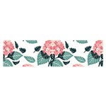 Flowers Hydrangeas Oblong Satin Scarf (16  x 60 )