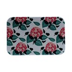 Flowers Hydrangeas Open Lid Metal Box (Silver)  