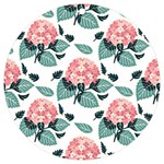 Flowers Hydrangeas UV Print Acrylic Ornament Round