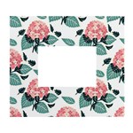 Flowers Hydrangeas White Wall Photo Frame 5  x 7 