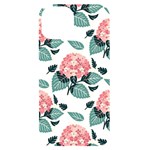 Flowers Hydrangeas iPhone 14 Black UV Print Case