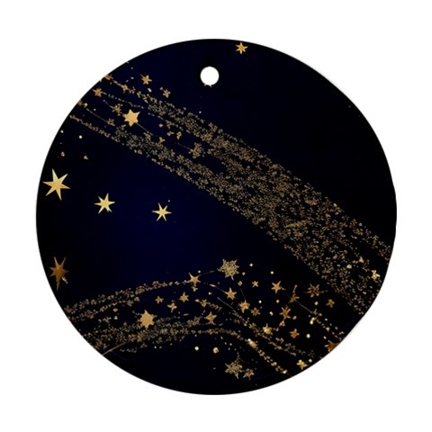 Starsstar Glitter Ornament (Round) from ArtsNow.com Front