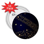 Starsstar Glitter 2.25  Buttons (10 pack) 