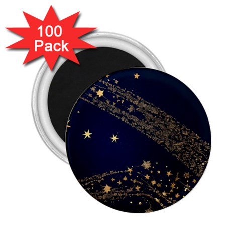 Starsstar Glitter 2.25  Magnets (100 pack)  from ArtsNow.com Front