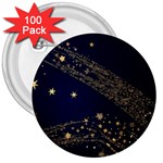 Starsstar Glitter 3  Buttons (100 pack) 