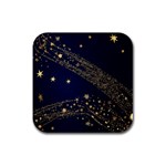 Starsstar Glitter Rubber Coaster (Square)