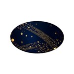 Starsstar Glitter Sticker (Oval)