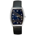 Starsstar Glitter Barrel Style Metal Watch