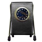 Starsstar Glitter Pen Holder Desk Clock