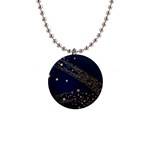 Starsstar Glitter 1  Button Necklace