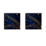 Starsstar Glitter Cufflinks (Square)