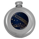 Starsstar Glitter Round Hip Flask (5 oz)