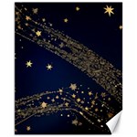 Starsstar Glitter Canvas 11  x 14 