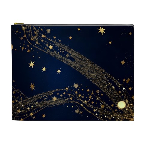 Starsstar Glitter Cosmetic Bag (XL) from ArtsNow.com Front