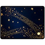 Starsstar Glitter Two Sides Fleece Blanket (Large)