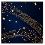 Starsstar Glitter Square Satin Scarf (36  x 36 )