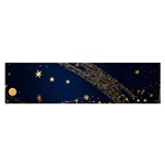 Starsstar Glitter Oblong Satin Scarf (16  x 60 )