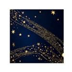 Starsstar Glitter Square Satin Scarf (30  x 30 )