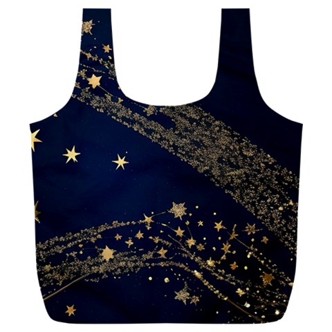 Starsstar Glitter Full Print Recycle Bag (XXXL) from ArtsNow.com Front