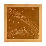 Starsstar Glitter Wood Photo Frame Cube