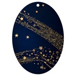 Starsstar Glitter UV Print Acrylic Ornament Oval