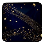 Starsstar Glitter Square Glass Fridge Magnet (4 pack)