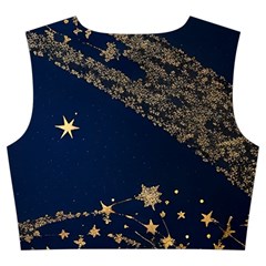 Starsstar Glitter Trumpet Sleeve Cropped Top from ArtsNow.com Back