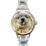 yan june Round Italian Charm Watch