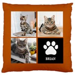 Personalized Pet Name Any Text Large Cushion Case Large Cushion Case (One Side)