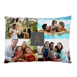 Personalized Photo Initial Pillow Case Pillow Case