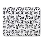 Erotic Pants Motif Black And White Graphic Pattern Black Backgrond Small Mousepad