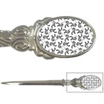 Erotic Pants Motif Black And White Graphic Pattern Black Backgrond Letter Opener