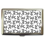 Erotic Pants Motif Black And White Graphic Pattern Black Backgrond Cigarette Money Case