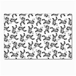 Erotic Pants Motif Black And White Graphic Pattern Black Backgrond Postcard 4 x 6  (Pkg of 10)