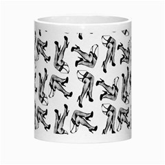 Erotic Pants Motif Black And White Graphic Pattern Black Backgrond Morph Mug from ArtsNow.com Center