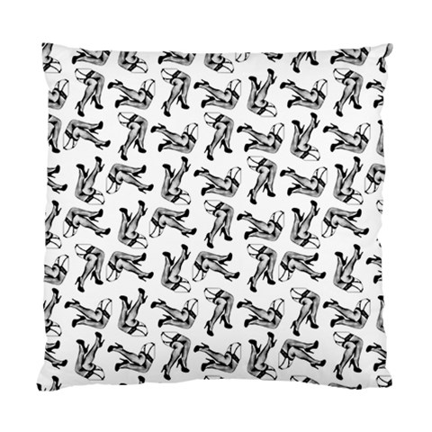 Erotic Pants Motif Black And White Graphic Pattern Black Backgrond Standard Cushion Case (Two Sides) from ArtsNow.com Front