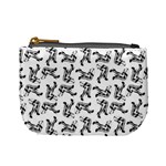 Erotic Pants Motif Black And White Graphic Pattern Black Backgrond Mini Coin Purse