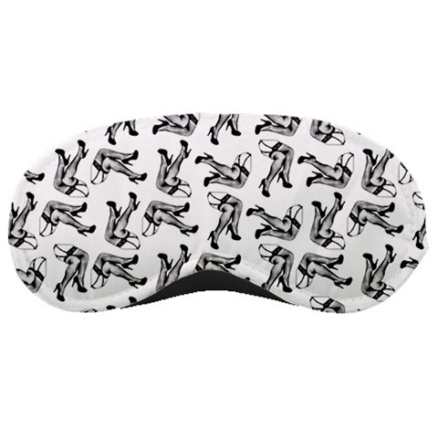 Erotic Pants Motif Black And White Graphic Pattern Black Backgrond Sleep Mask from ArtsNow.com Front